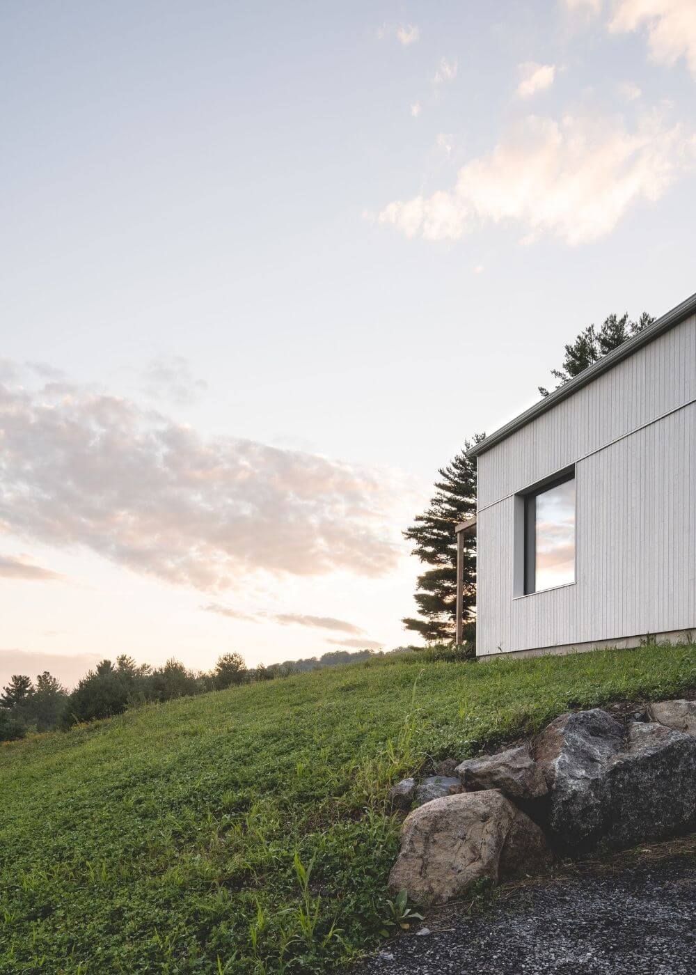 Terrain - Maison passive Saltbox