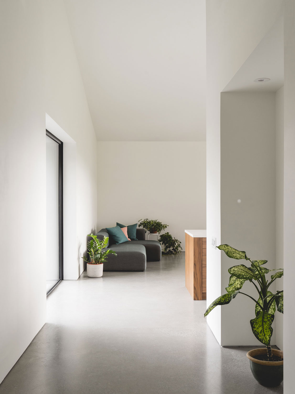 Saltbox_campdebase Salon - Maison passive Saltbox