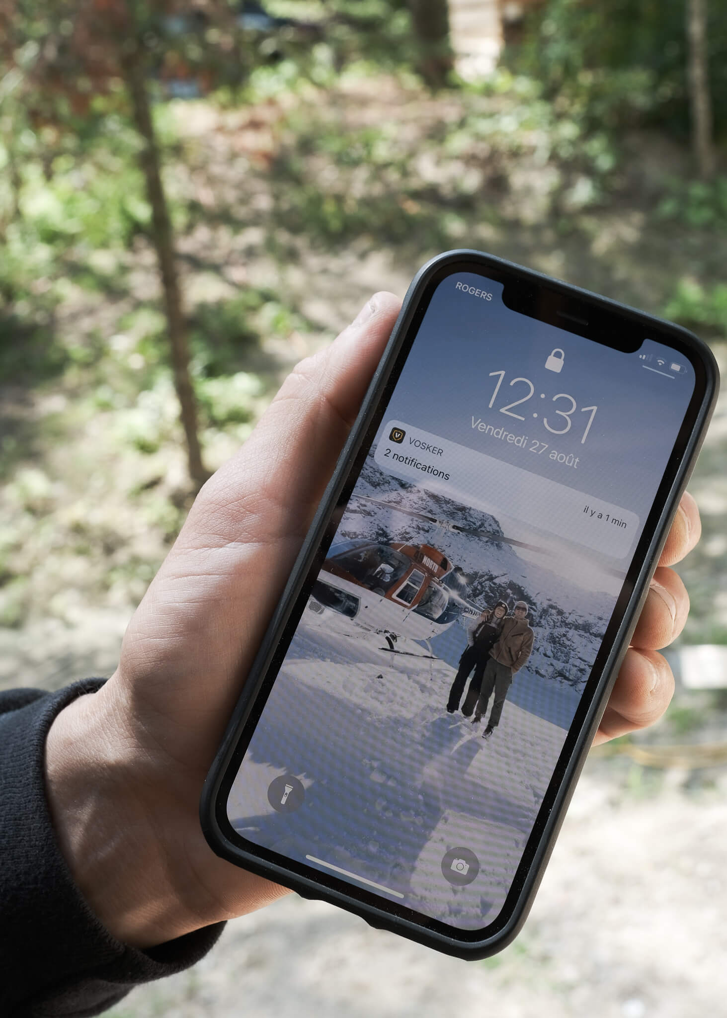 Caméras Vosker x Campdebase Notifications caméra vosker