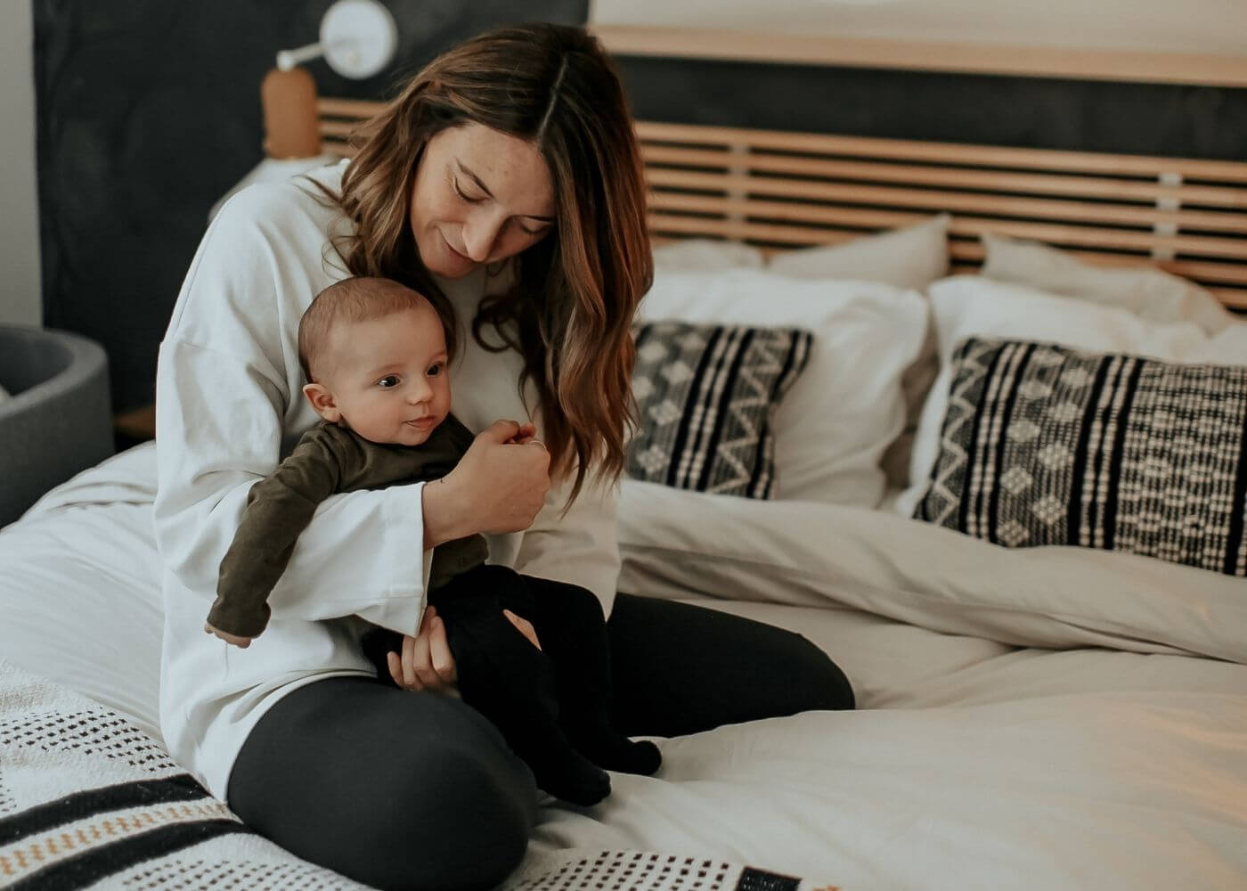 karolina krupa et bébé zak