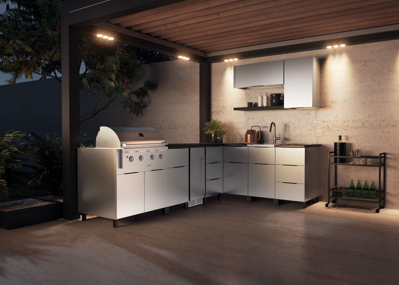 CampDeBase x Home Refinements inspirations cuisine extérieure home refinements